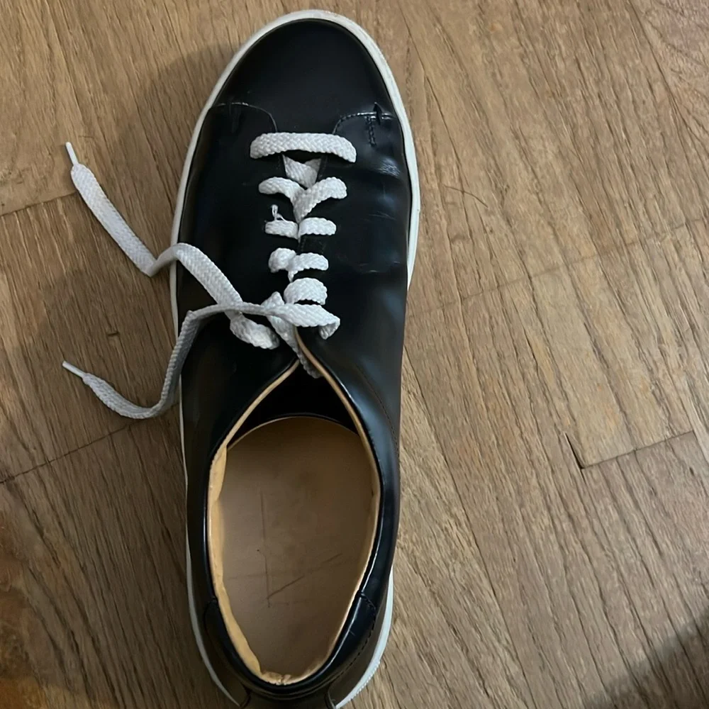 Mercanti Fiorentini Black 7939 Leather Sneaker Sz 12 Common Projects